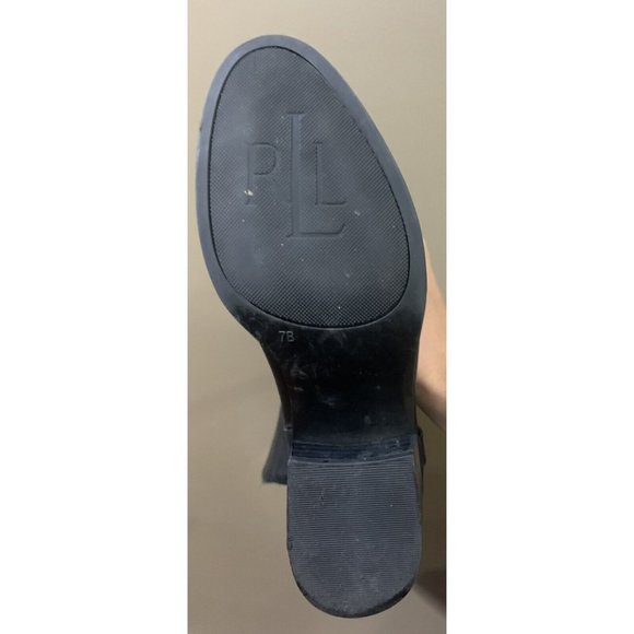 LAUREN RALPH LAUREN 'Marion' Riding Knee High Boots Black Size 7 - Picture 10 of 13